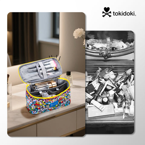 Unicorno Cosmetic Bag  Large Capacity-Rainbow Unicorno