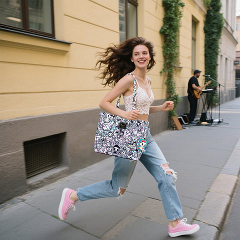 Tokidoki Canvas Bag with Unicorno Keychain  Series-Pastel Pop